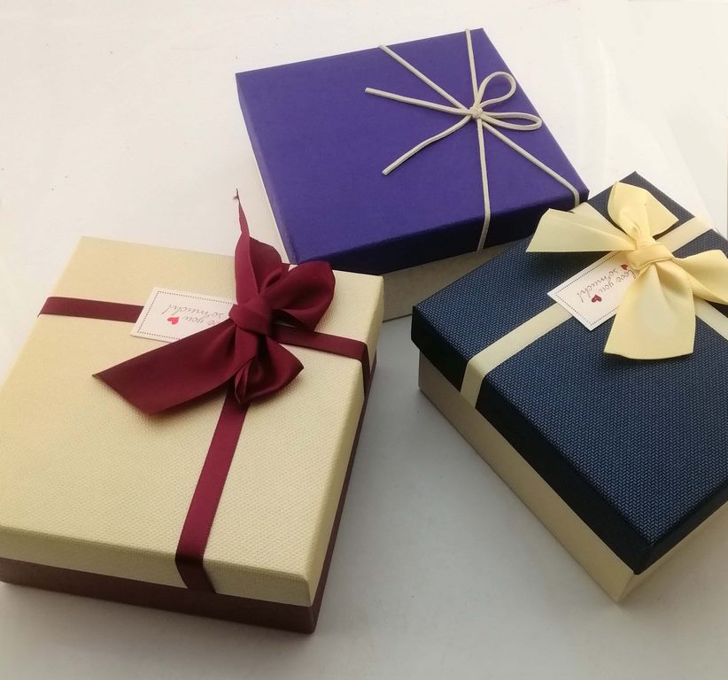Коробка подарочная (15x15), с ложементом для рюмки/ринтона